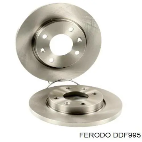 Tarcza hamulcowa przednia Ferodo DDF995 cena, od 30,54 USD