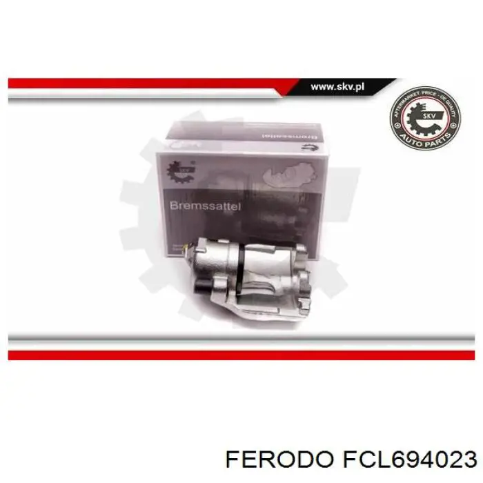 Zacisk hamulcowy przedni lewy Ferodo FCL694023 cena, od 55,38 USD