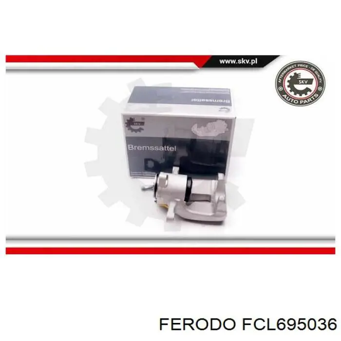 FCL695036 Ferodo zacisk hamulcowy tylny prawy