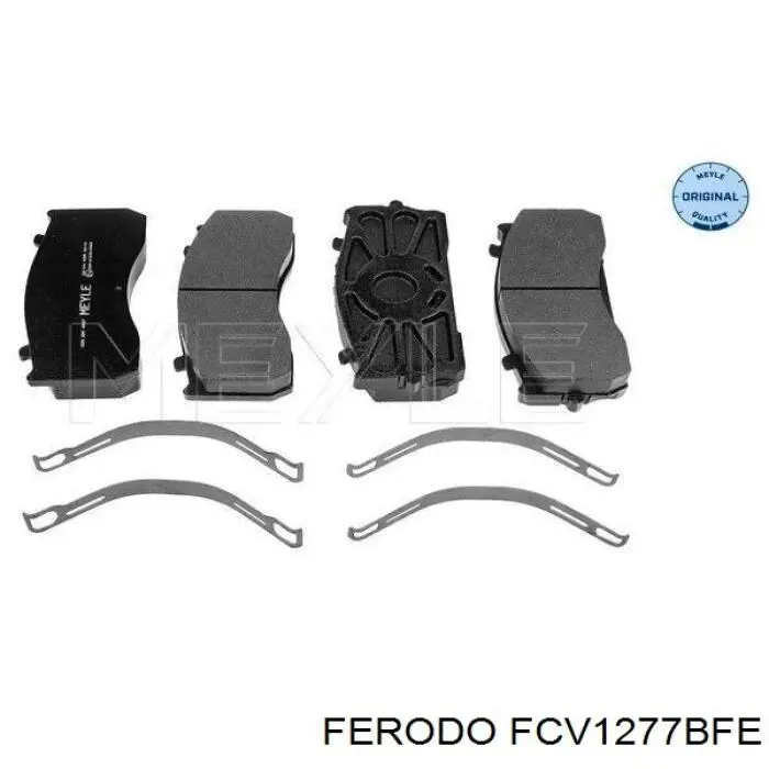 Do koszyka FCV1277BFE Ferodo Klocki hamulcowe przednie tarczowe
