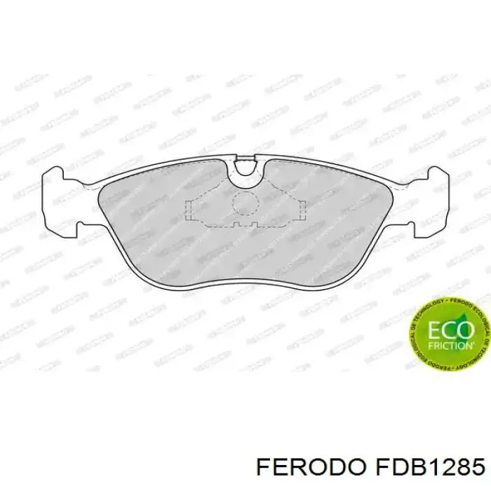 Klocki hamulcowe przednie tarczowe Ferodo FDB1285 cena, od 28,90 USD