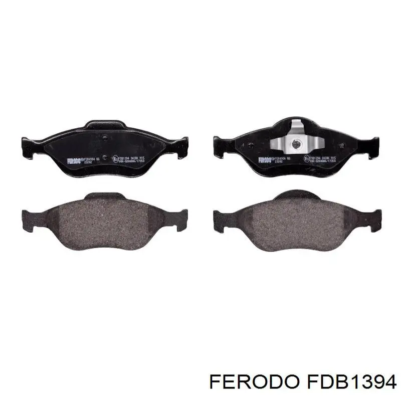 Do koszyka FDB1394 Ferodo Klocki hamulcowe przednie tarczowe