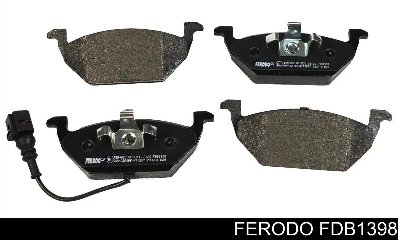 Klocki hamulcowe przednie tarczowe Ferodo FDB1398 cena, od 26,62 USD