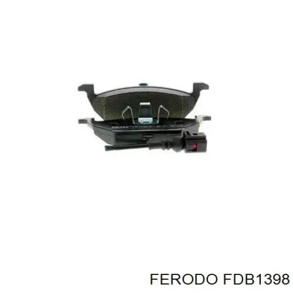 Do koszyka FDB1398 Ferodo Klocki hamulcowe przednie tarczowe