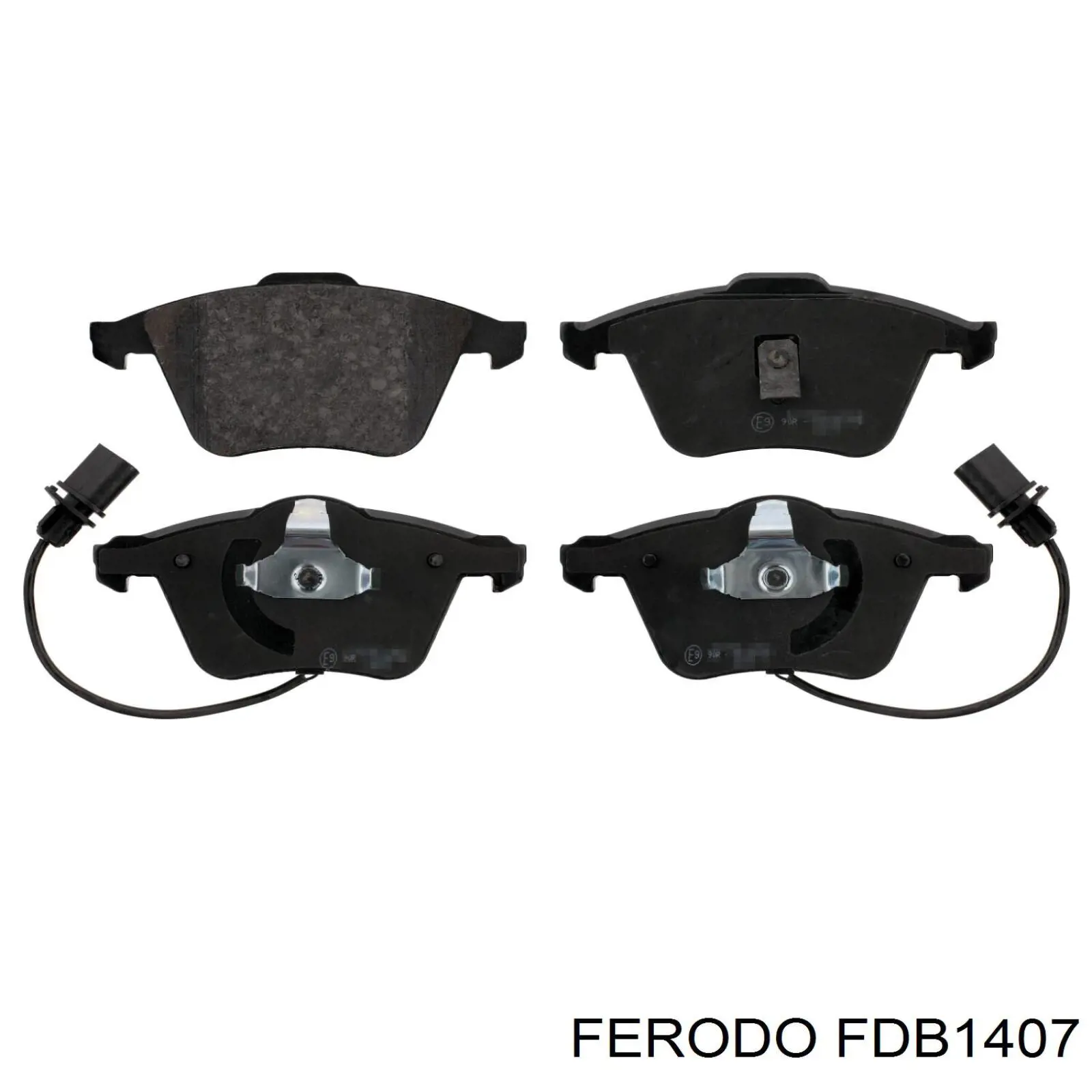 Do koszyka FDB1407 Ferodo Klocki hamulcowe przednie tarczowe