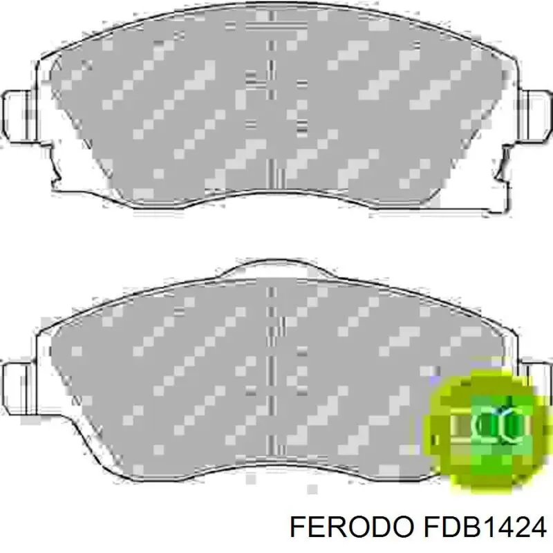 Do koszyka FDB1424 Ferodo Klocki hamulcowe przednie tarczowe