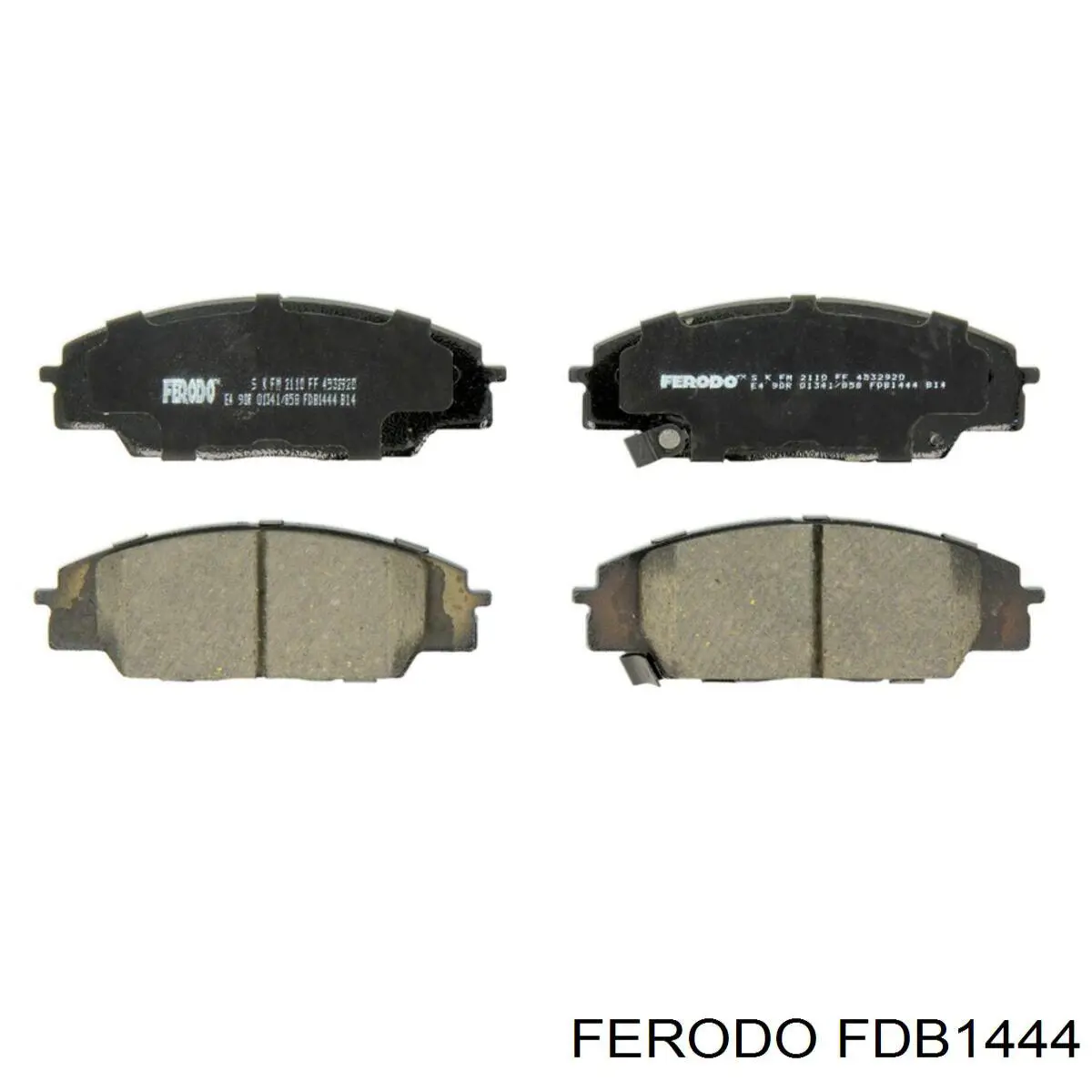 Klocki hamulcowe przednie tarczowe Ferodo FDB1444 cena, od 26,85 USD