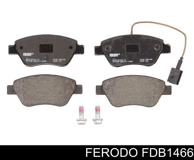 Klocki hamulcowe przednie tarczowe Ferodo FDB1466 cena, od 20,54 USD