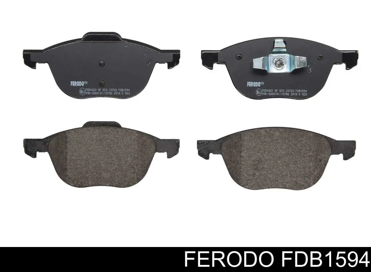 Klocki hamulcowe przednie tarczowe Ferodo FDB1594 cena, od 26,45 USD