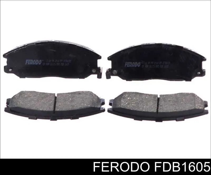 Klocki hamulcowe przednie tarczowe Ferodo FDB1605 cena, od 26,24 USD