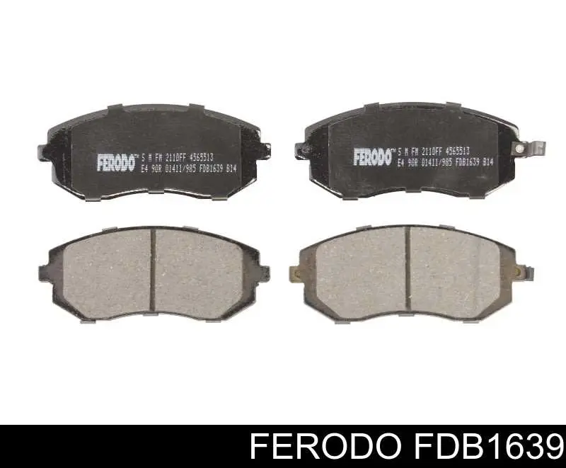 Do koszyka FDB1639 Ferodo Klocki hamulcowe przednie tarczowe
