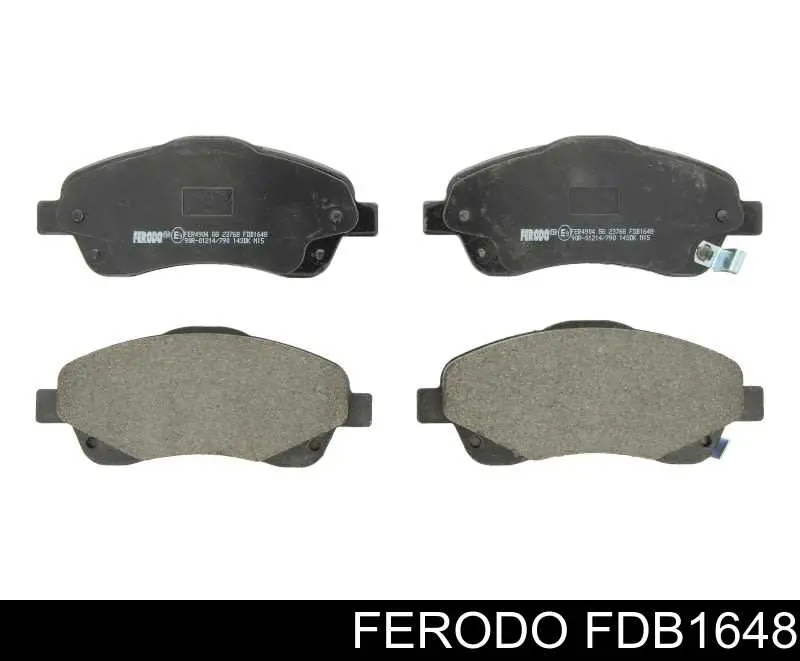 Klocki hamulcowe przednie tarczowe Ferodo FDB1648 cena, od 26,49 USD