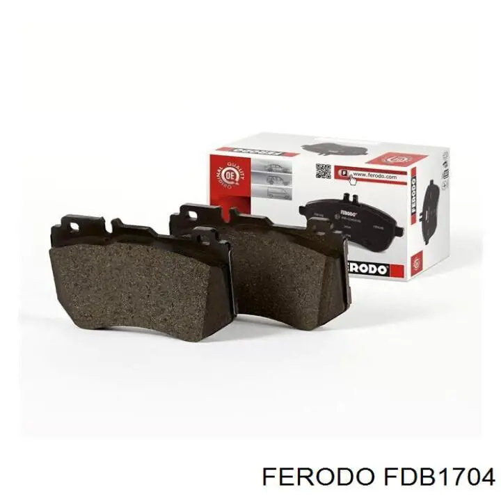 Do koszyka FDB1704 Ferodo Klocki hamulcowe przednie tarczowe