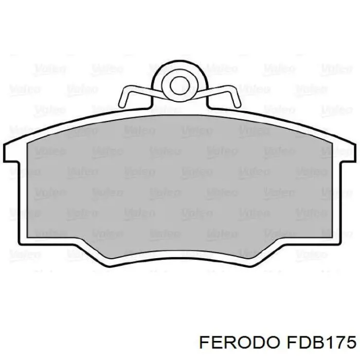 Klocki hamulcowe przednie tarczowe Ferodo FDB175 cena, od 17,88 USD