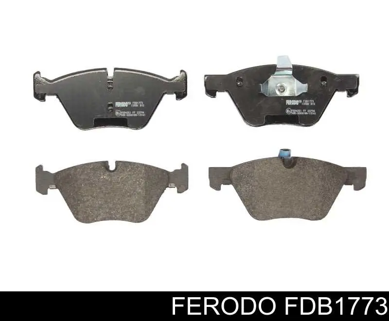 Klocki hamulcowe przednie tarczowe Ferodo FDB1773 cena, od 37,02 USD