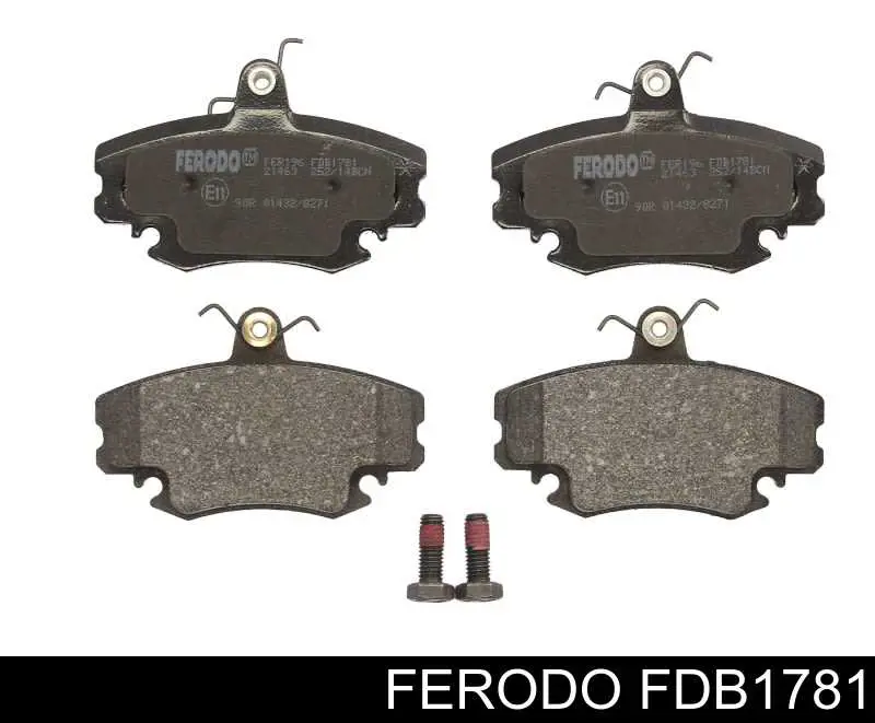 Klocki hamulcowe przednie tarczowe Ferodo FDB1781 cena, od 17,20 USD