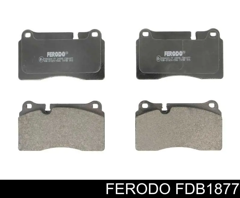 Klocki hamulcowe przednie tarczowe Ferodo FDB1877 cena, od 32,93 USD