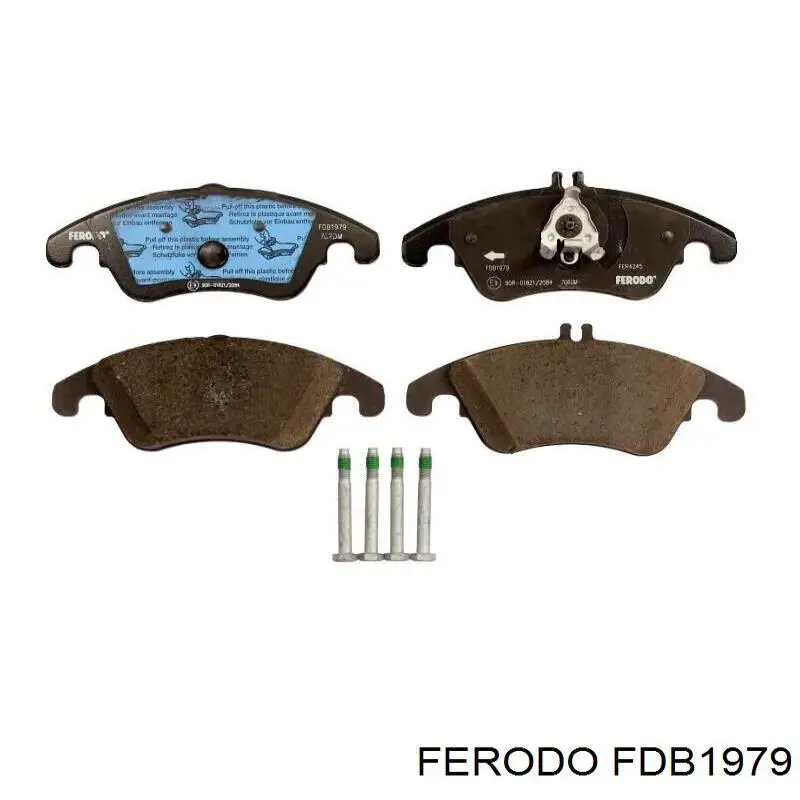 Klocki hamulcowe przednie tarczowe Ferodo FDB1979 cena, od 36,59 USD
