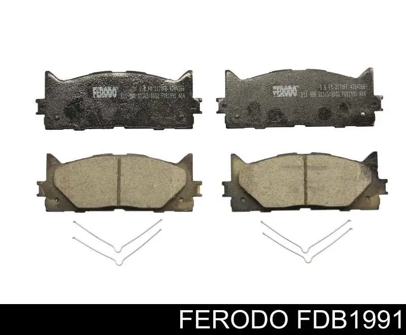 Klocki hamulcowe przednie tarczowe Ferodo FDB1991 cena, od 29,25 USD