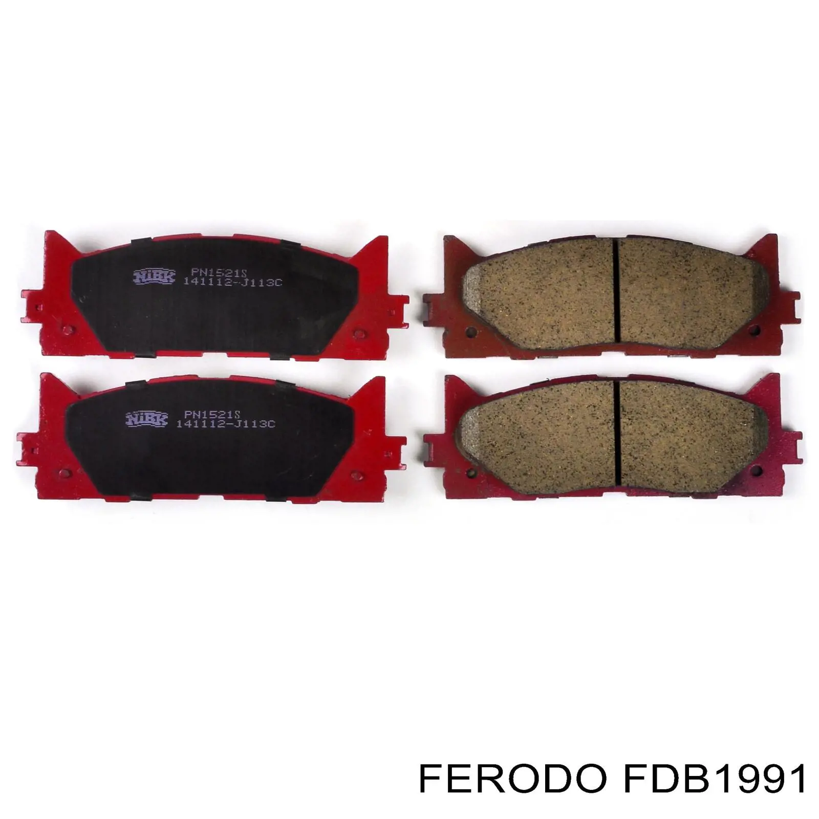 Do koszyka FDB1991 Ferodo Klocki hamulcowe przednie tarczowe