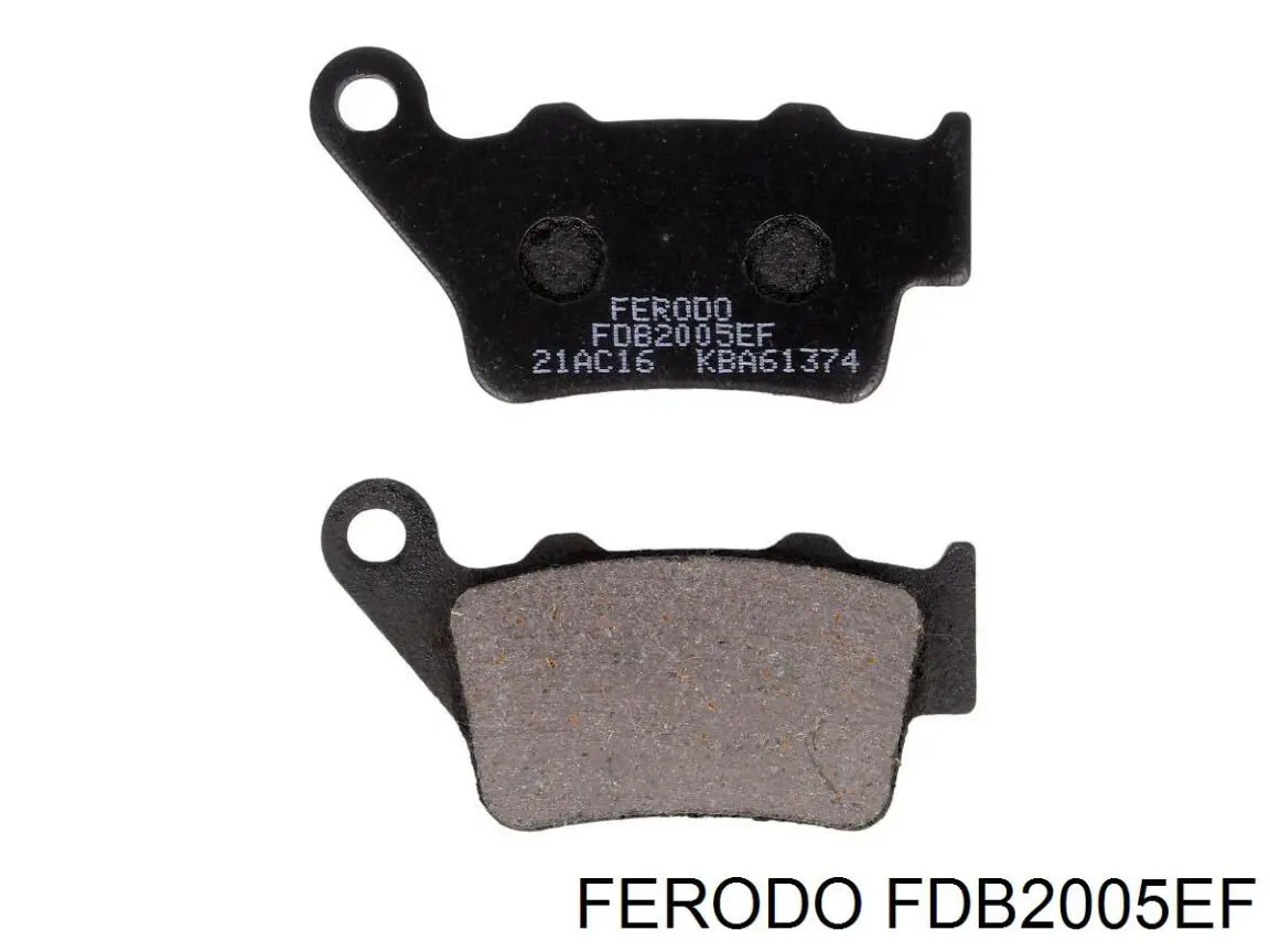 07BB02SP Brembo Okładziny (klocki) do hamulców tarczowych tylne
