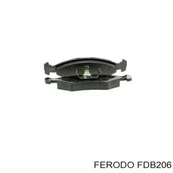 Klocki hamulcowe przednie tarczowe Ferodo FDB206 cena, od 20,25 USD