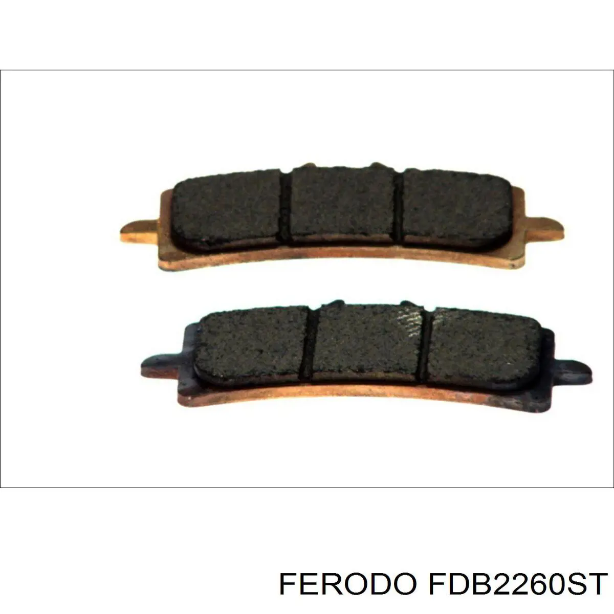 Klocki hamulcowe przednie tarczowe Ferodo FDB2260ST cena, od 54,35 USD