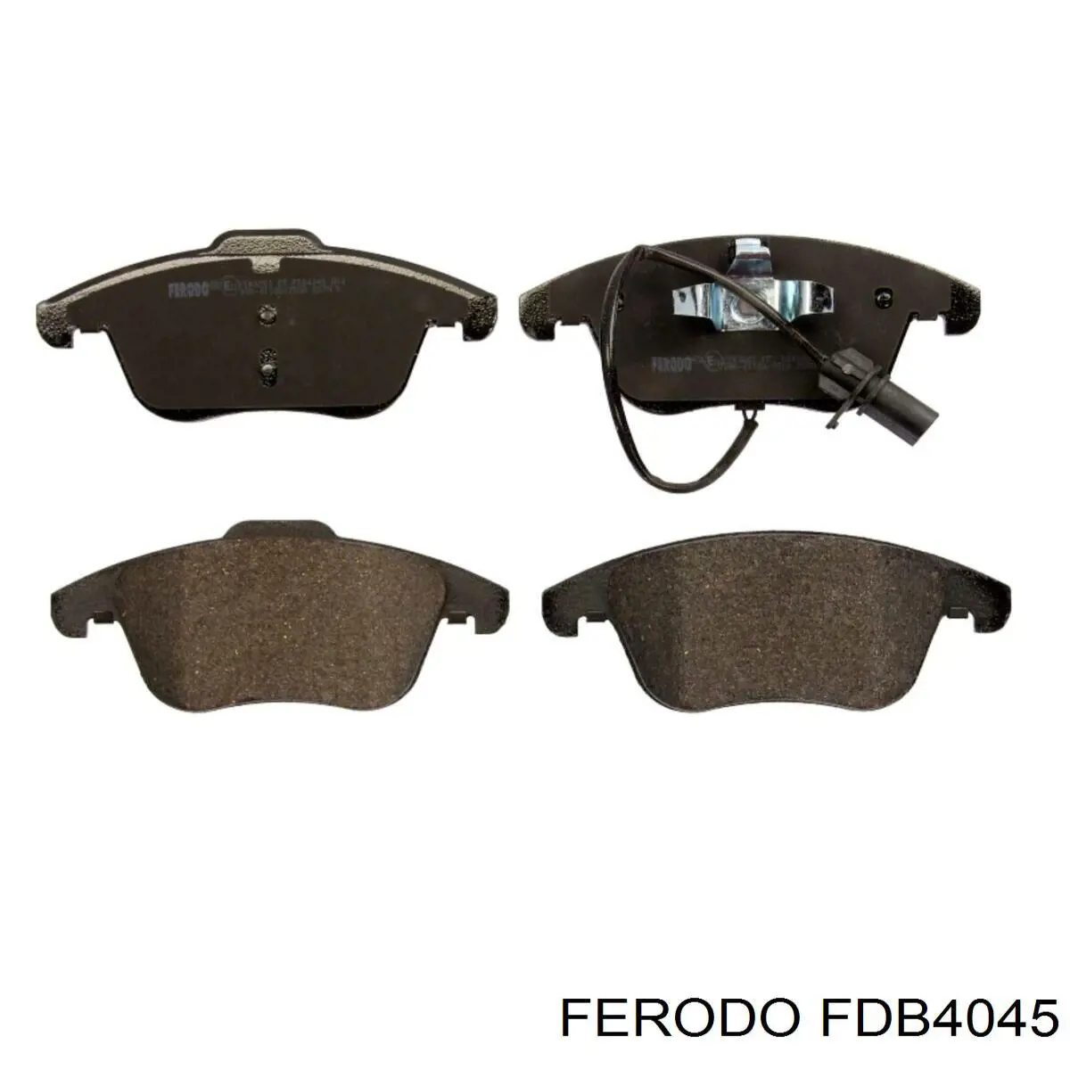 Klocki hamulcowe przednie tarczowe Ferodo FDB4045 cena, od 35,82 USD