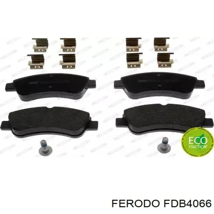 Klocki hamulcowe przednie tarczowe Ferodo FDB4066 cena, od 39,64 USD
