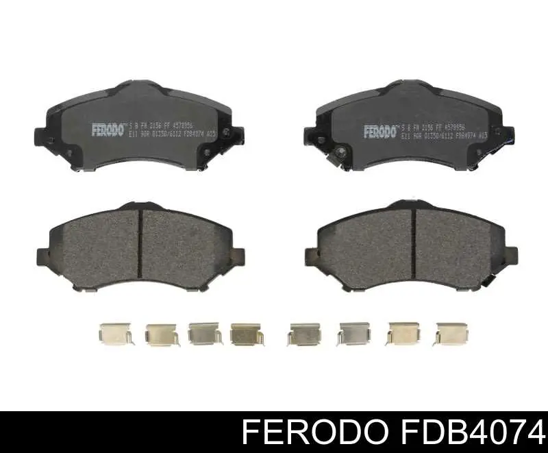 Klocki hamulcowe przednie tarczowe Ferodo FDB4074 cena, od 32,90 USD