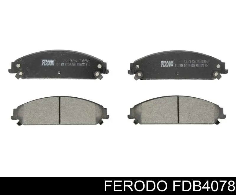 Klocki hamulcowe przednie tarczowe Ferodo FDB4078 cena, od 40,51 USD