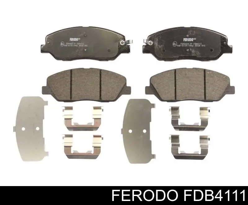 Klocki hamulcowe przednie tarczowe Ferodo FDB4111 cena, od 26,04 USD