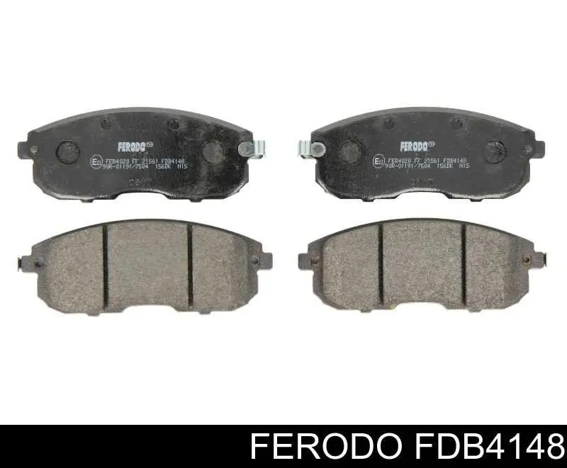Klocki hamulcowe przednie tarczowe Ferodo FDB4148 cena, od 29,02 USD
