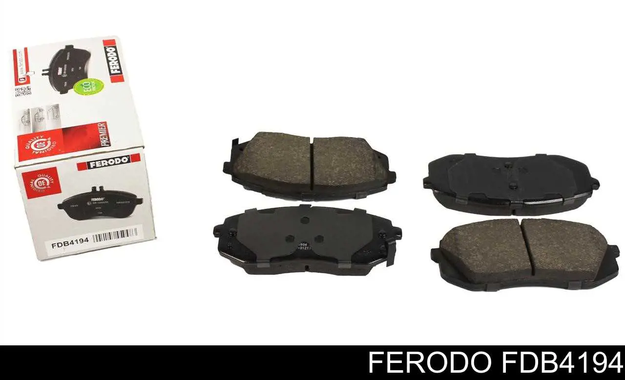 Klocki hamulcowe przednie tarczowe Ferodo FDB4194 cena, od 27,35 USD