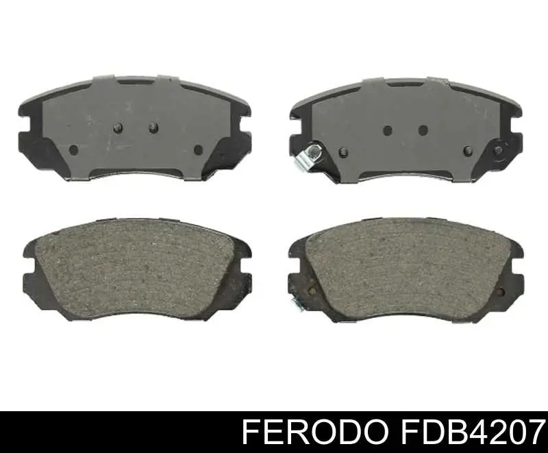 Klocki hamulcowe przednie tarczowe Ferodo FDB4207 cena, od 29,83 USD