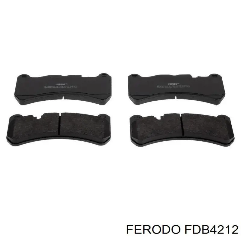 FDB4212 Ferodo Klocki hamulcowe przednie tarczowe