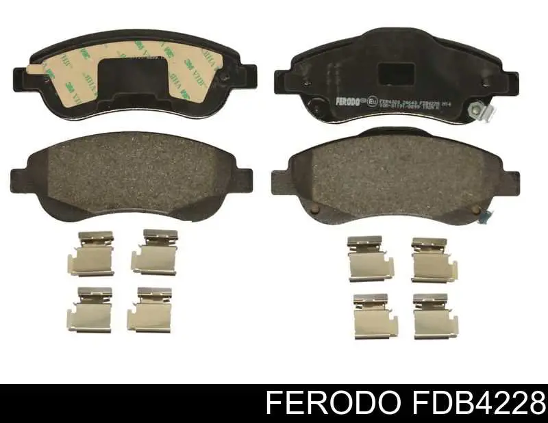 Klocki hamulcowe przednie tarczowe Ferodo FDB4228 cena, od 27,73 USD