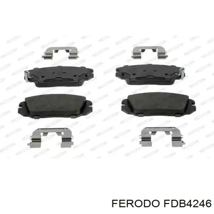 Klocki hamulcowe przednie tarczowe Ferodo FDB4246 cena, od 27,89 USD