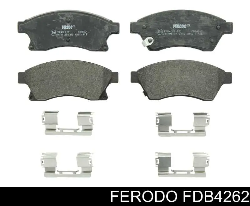 Klocki hamulcowe przednie tarczowe Ferodo FDB4262 cena, od 25,81 USD