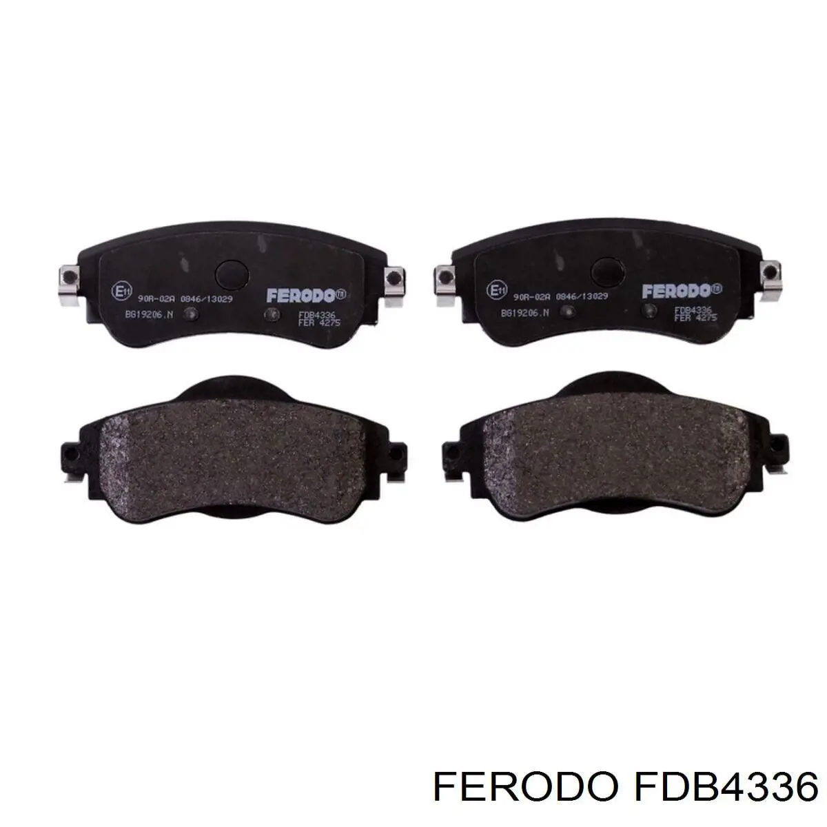 Klocki hamulcowe przednie tarczowe Ferodo FDB4336 cena, od 29,43 USD