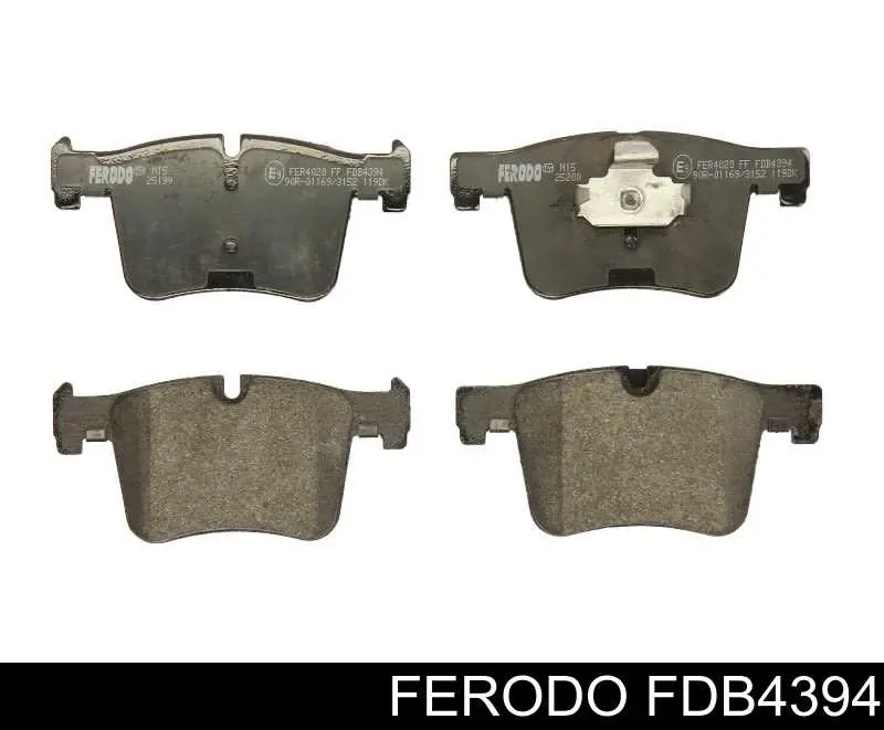 Klocki hamulcowe przednie tarczowe Ferodo FDB4394 cena, od 33,73 USD