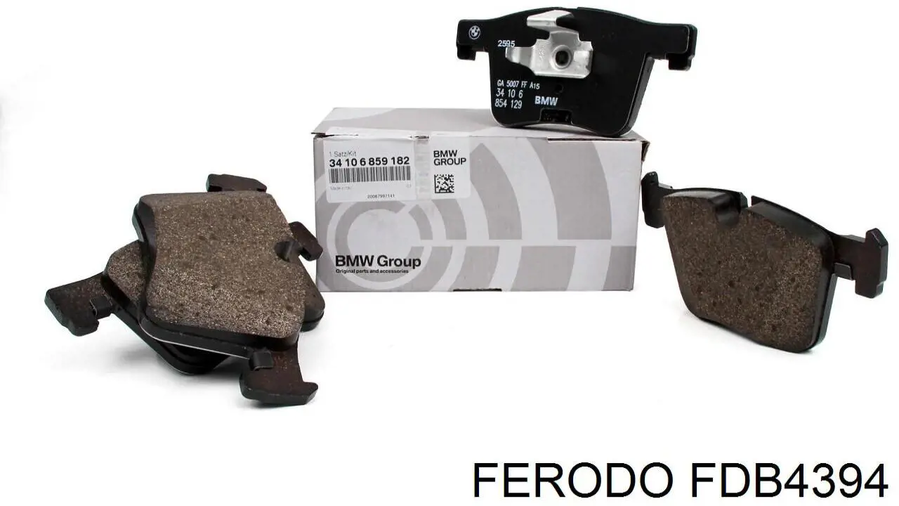 Do koszyka FDB4394 Ferodo Klocki hamulcowe przednie tarczowe