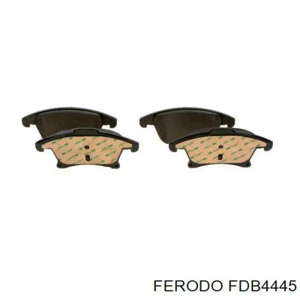 Klocki hamulcowe przednie tarczowe Ferodo FDB4445 cena, od 35,56 USD