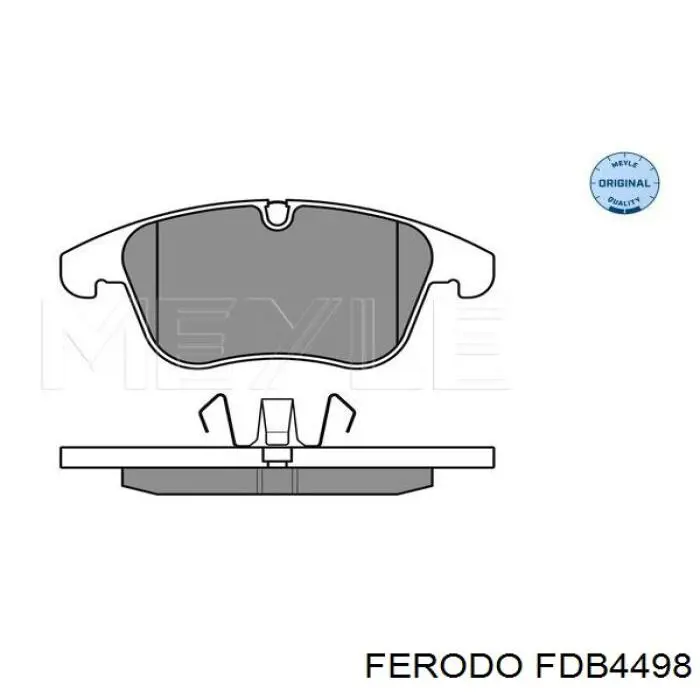 Klocki hamulcowe przednie tarczowe Ferodo FDB4498 cena, od 34,09 USD