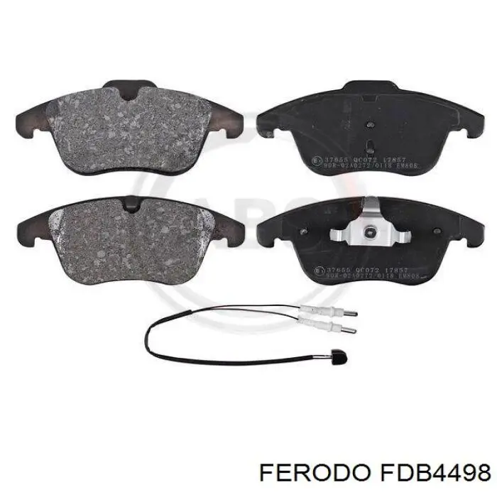 Do koszyka FDB4498 Ferodo Klocki hamulcowe przednie tarczowe