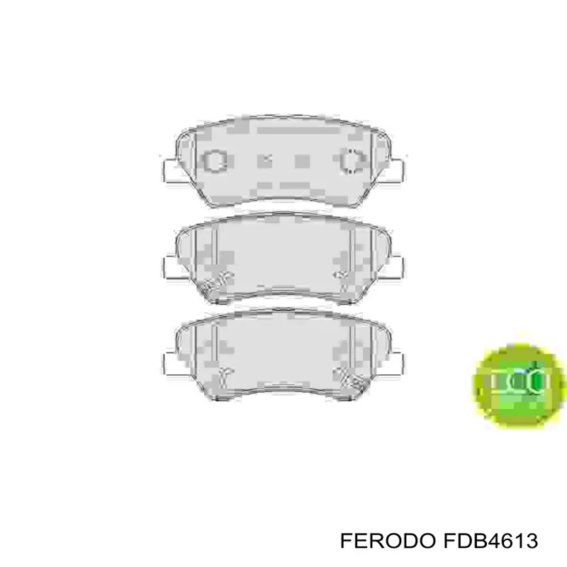 Klocki hamulcowe przednie tarczowe Ferodo FDB4613 cena, od 27,55 USD