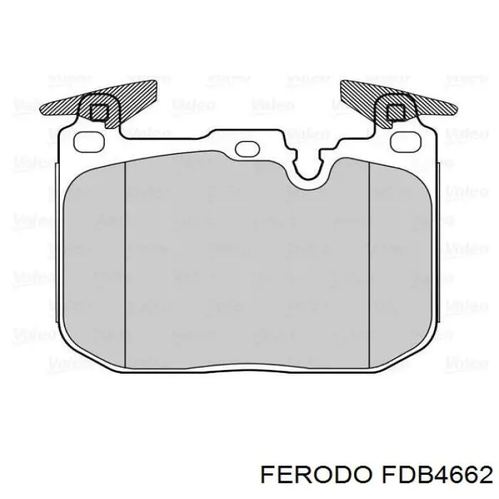 Klocki hamulcowe przednie tarczowe Ferodo FDB4662 cena, od 59,59 USD