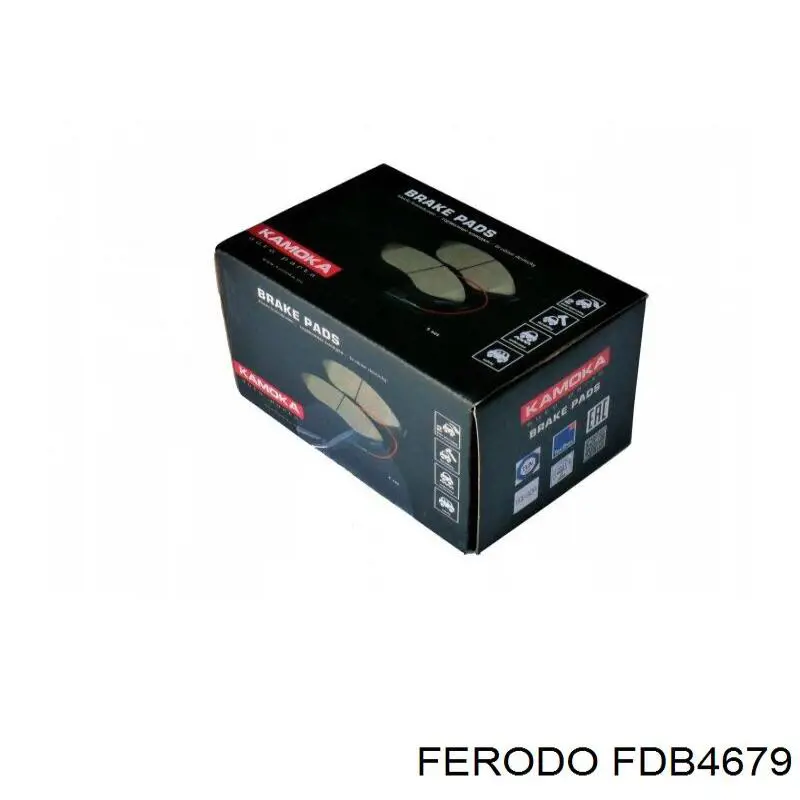 Klocki hamulcowe przednie tarczowe Ferodo FDB4679 cena, od 35,46 USD