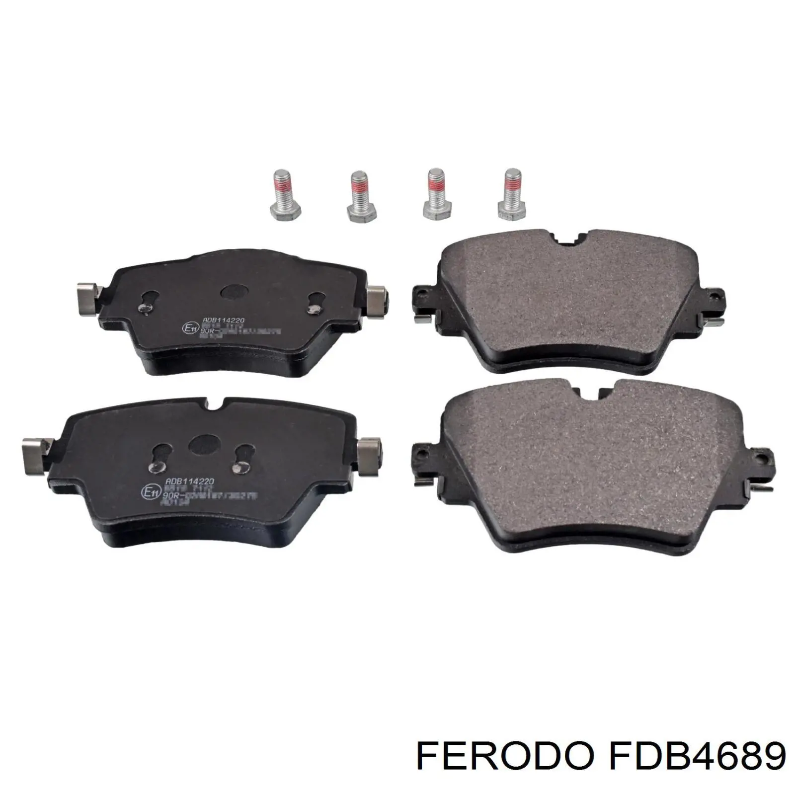Klocki hamulcowe przednie tarczowe Ferodo FDB4689 cena, od 37,92 USD