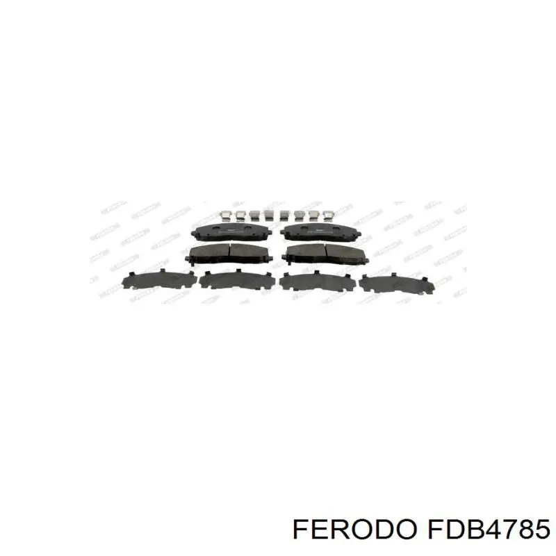 Do koszyka FDB4785 Ferodo Klocki hamulcowe przednie tarczowe